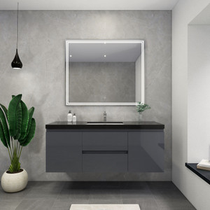 Blink 60'' Wall Mounted With Reinforced Acrylic Single Sink Blink 60'' Wall Mounted With Reinforced Acrylic Single Sink