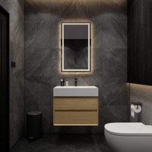 MAX 30" Wall Mounted Bathroom Vanity with Reinforced Acrylic Sink