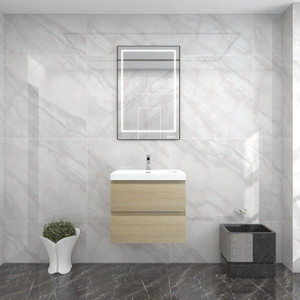 Botto 24'' Wall-mounted Bathroom Vanity with Reinforced Acrylic Sink