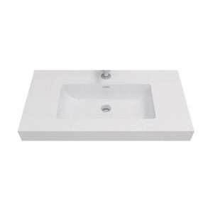 MIA 36'' Acrylic Top in High Gloss White