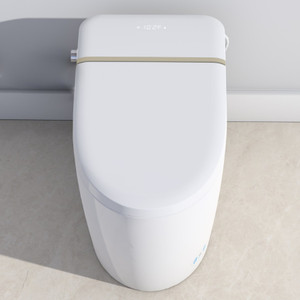 MEBO-A-17 Smart Toilet with Bidet, One Piece Toilet with Foot Sensor Operation