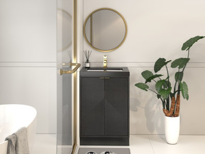 Monterey 24" Freestanding Bathroom Vanity with Reinforced Acrylic Sink