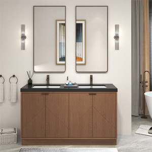 Monterey 60" Freestanding Bathroom Vanity with Reinforced Acrylic DOUBLE Sink Monterey 60" Freestanding Bathroom Vanity with Reinforced Acrylic DOUBLE Sink