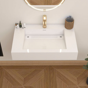 NEWFELIX 30'' Acrylic Top in High Gloss White