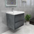 Subtle 24" Wall Mounted Modern Vanity