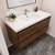 Subtle 48" Single Sink Wall Mounted Modern Vanity