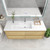 Subtle 60" Single Sink Wall Mounted Modern Vanity