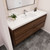 Subtle 60" Single Sink Wall Mounted Modern Vanity
