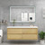 Subtle 60" Single Sink Wall Mounted Modern Vanity