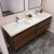 Subtle 72" (36''+36'') Double Sink Wall Mounted Modern Vanity