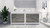 Dove 84" Vanity with Reinforced Acrylic White Double Sink