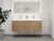 Eliza 60'' Wall Mounting Vanity With Double Sink
