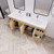 Eliza 72'' Wall Mounting Vanity With Double  Sink