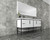 Maria 72" Glossy Freestanding Vanity with Reinforced Acrylic Double Sink