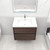 King 30" Wall Mounted Vanity with Reinforced Acrylic Sink