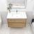 King 36" Wall Mounted Vanity with Reinforced Acrylic Sink