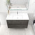 King 42" Wall Mounted Vanity with Reinforced Acrylic Sink