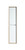 King 14" Glossy White Linen Side Cabinet