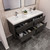 Subtle 60" (30''+30'') Double Sink Wall Mounted Modern Vanity