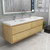 Subtle 72" Double Sink Wall Mounted Modern Vanity