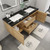 Blink 60'' Wall Mounted With Reinforced Acrylic Double Sink