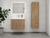 Eliza 16'' Natural Oak Wall Mounted Side Cabinet