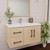 Victoria 36" Plywood Wall-Mount Vanity with Reinforced Acrylic Sink (LEFT DRAWER)