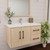 Victoria 36" Plywood Wall-Mount Vanity with Reinforced Acrylic Sink (RIGHT DRAWER)