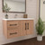 Victoria 36" Plywood Wall-Mount Vanity with Reinforced Acrylic Sink (RIGHT DRAWER)