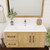 Victoria 42" Plywood Wall-Mount Vanity with Reinforced Acrylic Sink (LEFT DRAWER)