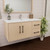 Victoria 42" Plywood Wall-Mount Vanity with Reinforced Acrylic Sink (RIGHT DRAWER)