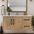 Victoria 42" Plywood Wall-Mount Vanity with Reinforced Acrylic Sink (RIGHT DRAWER)
