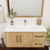 Victoria 42" Plywood Wall-Mount Vanity with Reinforced Acrylic Sink (RIGHT DRAWER)