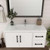Victoria 42" Plywood Wall-Mount Vanity with Reinforced Acrylic Sink (RIGHT DRAWER)