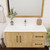 Victoria 42" Plywood Wall-Mount Vanity with Reinforced Acrylic Sink (RIGHT DRAWER)