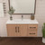 Victoria 42" Plywood Wall-Mount Vanity with Reinforced Acrylic Sink (RIGHT DRAWER)