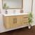 Victoria 42" Plywood Wall-Mount Vanity with Reinforced Acrylic Sink (RIGHT DRAWER)