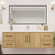 Victoria 60" Plywood Wall-Mount Vanity with Reinforced Acrylic SINGLE Sink