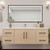Victoria 60" Plywood Wall-Mount Vanity with Reinforced Acrylic SINGLE Sink