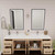 Victoria 72" Plywood Wall-Mount Vanity with Reinforced Acrylic DOUBLE Sink