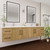 Victoria 84" Plywood Wall-Mount Vanity with Reinforced Acrylic DOUBLE Sink
