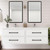 Victoria 30+30" Plywood Wall-Mount Vanity with Reinforced DOUBLE Acrylic Sink