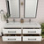 Victoria 30+30" Plywood Wall-Mount Vanity with Reinforced DOUBLE Acrylic Sink