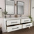 Victoria 30+30" Plywood Wall-Mount Vanity with Reinforced DOUBLE Acrylic Sink