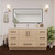 Victoria 60" Plywood Freestanding Vanity with Reinforced Acrylic SINGLE Sink