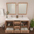 Victoria 60" Plywood Freestanding Vanity with Reinforced Acrylic DOUBLE Sink