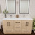 Victoria 60" Plywood Freestanding Vanity with Reinforced Acrylic DOUBLE Sink