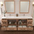 Victoria 84" Plywood Freestanding Vanity with Reinforced Acrylic DOUBLE Sink