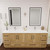 Victoria 84" Plywood Freestanding Vanity with Reinforced Acrylic DOUBLE Sink