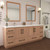 Victoria 84" Plywood Freestanding Vanity with Reinforced Acrylic DOUBLE Sink